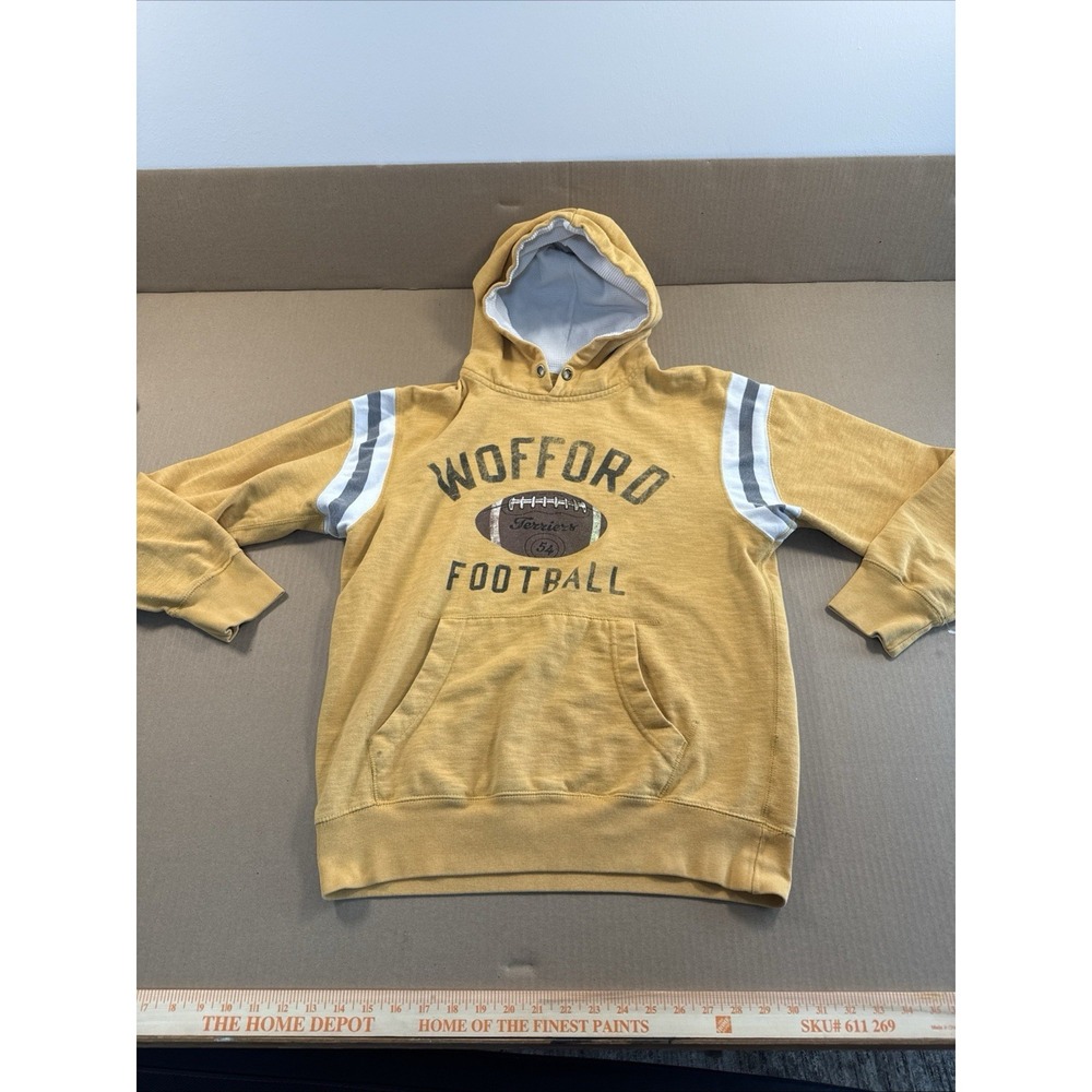 vintage Camp David, Wofford Terriers NCAA Hoodie Sweatshirt. M